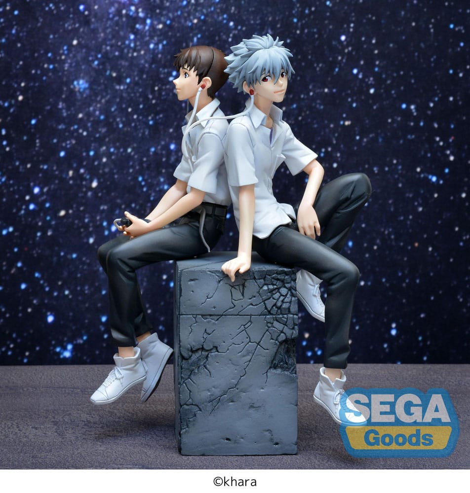Rebuild of Evangelion Luminasta PVC Statue Shinji & Kaworu Evangelion: New Theatrical Edition Shinji Ver. 17 cm - Smalltinytoystore