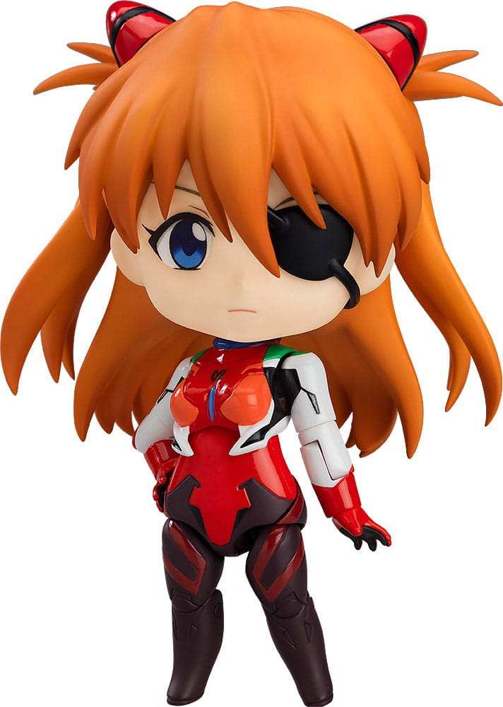 Rebuild of Evangelion Nendoroid Actionfigur Asuka Shikinami Langley Plugsuit Ver. 10 cm (re-run) - Smalltinytoystore
