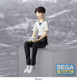 Rebuild of Evangelion PM Perching PVC Statue Shinji Ikari Evangelion New Theatrical Edition 14 cm - Smalltinytoystore