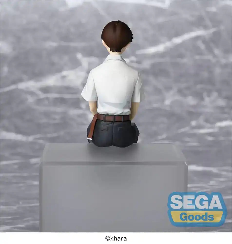 Rebuild of Evangelion PM Perching PVC Statue Shinji Ikari Evangelion New Theatrical Edition 14 cm - Smalltinytoystore