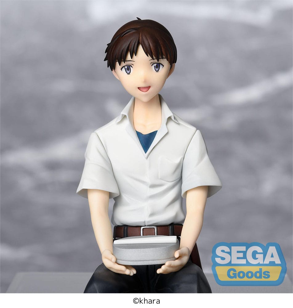 Rebuild of Evangelion PM Perching PVC Statue Shinji Ikari Evangelion New Theatrical Edition 14 cm - Smalltinytoystore
