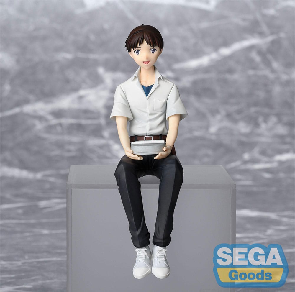 Rebuild of Evangelion PM Perching PVC Statue Shinji Ikari Evangelion New Theatrical Edition 14 cm - Smalltinytoystore