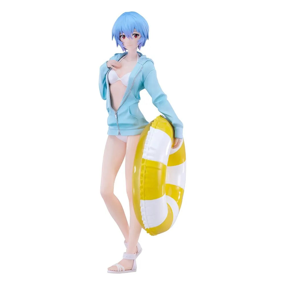 Rebuild of Evangelion Pop Up Parade L PVC Statue Beach Queens: Rei Ayanami 22 cm - Smalltinytoystore