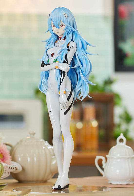 Rebuild of Evangelion Pop Up Parade XL PVC Statue Rei Ayanami: Long Hair Ver. 38 cm - Smalltinytoystore