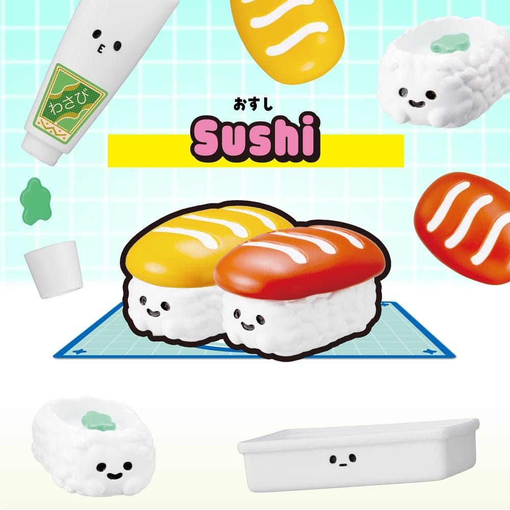 Recipeeez Sammelfiguren Menu 01 3 cm Sortiment (4) - Smalltinytoystore