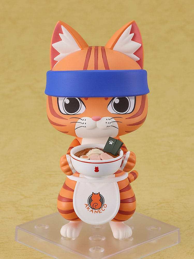 Red Cat Ramen Nendoroid Actionfigur Bunzo 10 cm - Smalltinytoystore