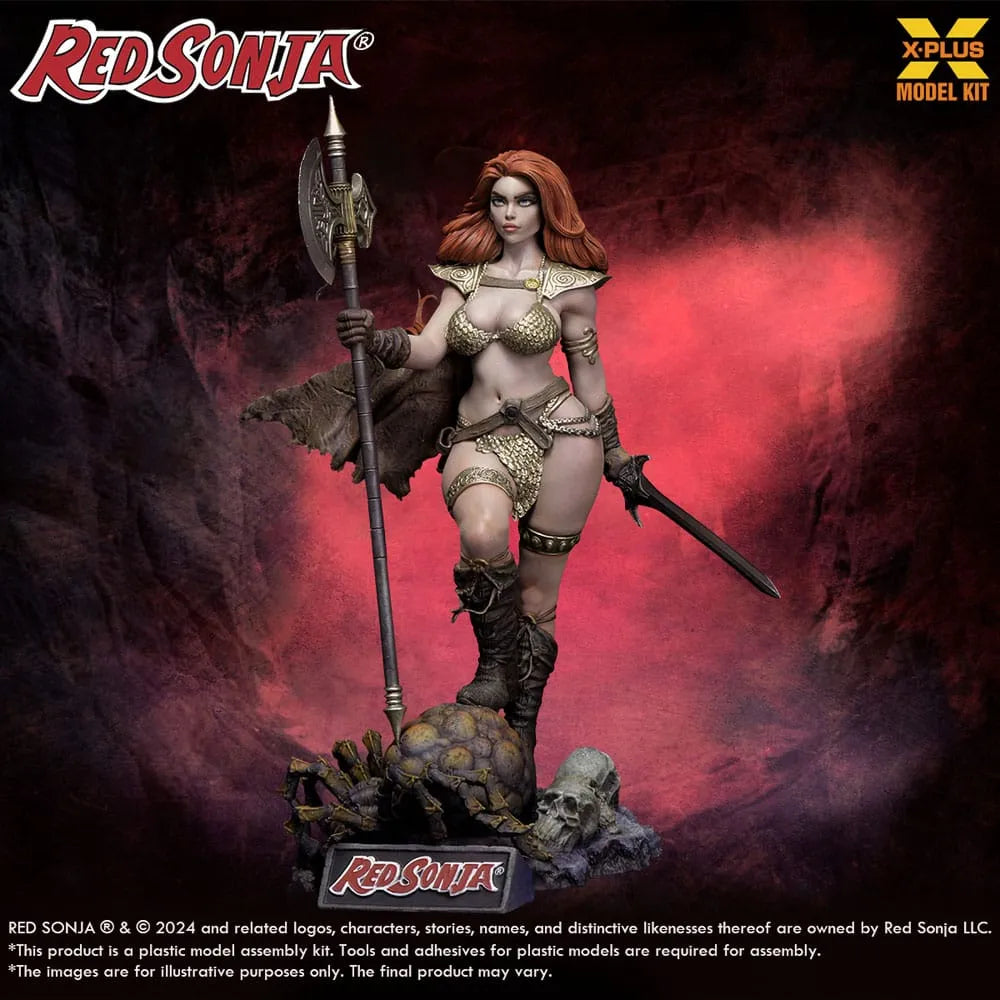 Red Sonja Plastic Model Kit 1/8 Red Sonja 27 cm - Smalltinytoystore