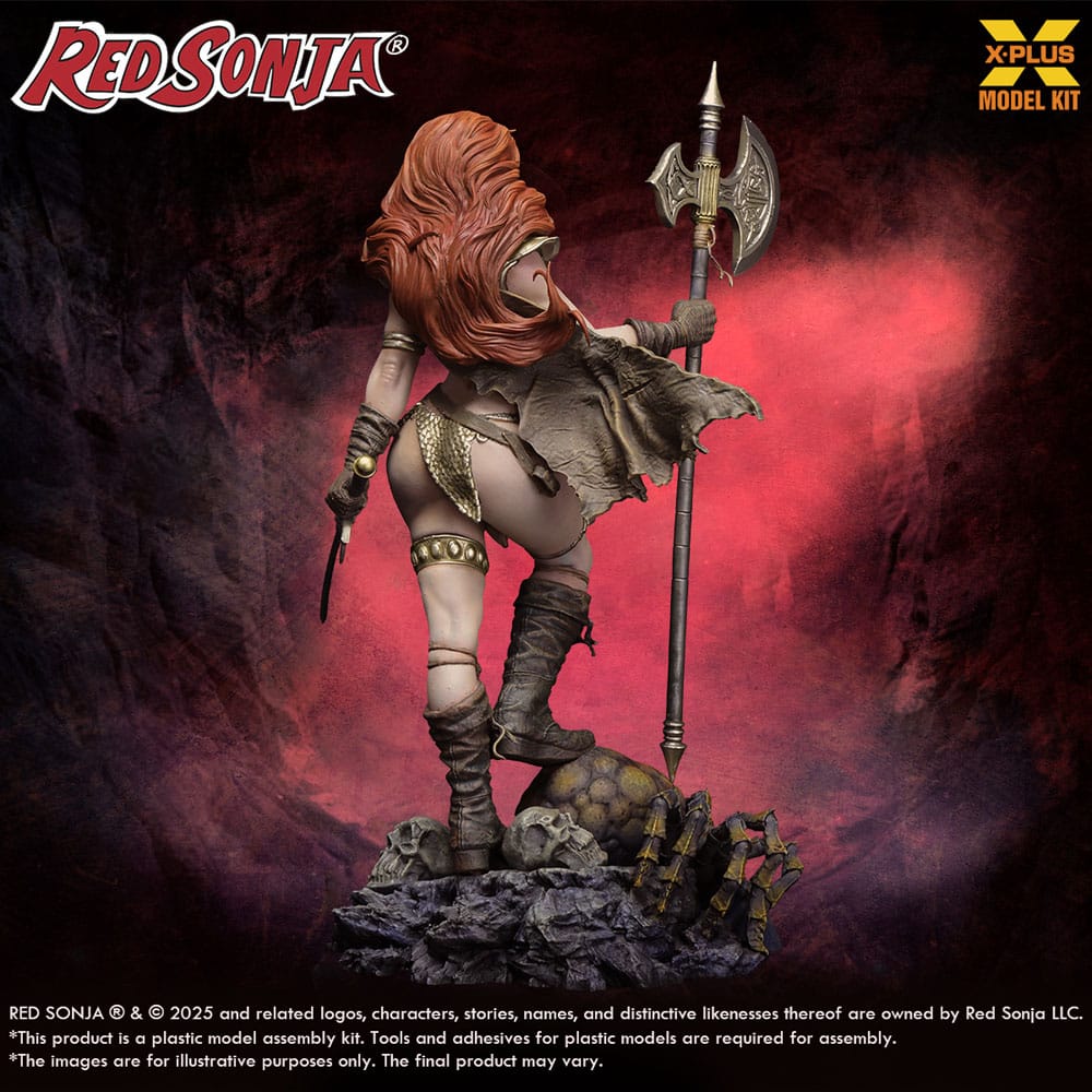 Red Sonja Plastic Model Kit 1/8 Red Sonja Neuauflage 27 cm - Smalltinytoystore