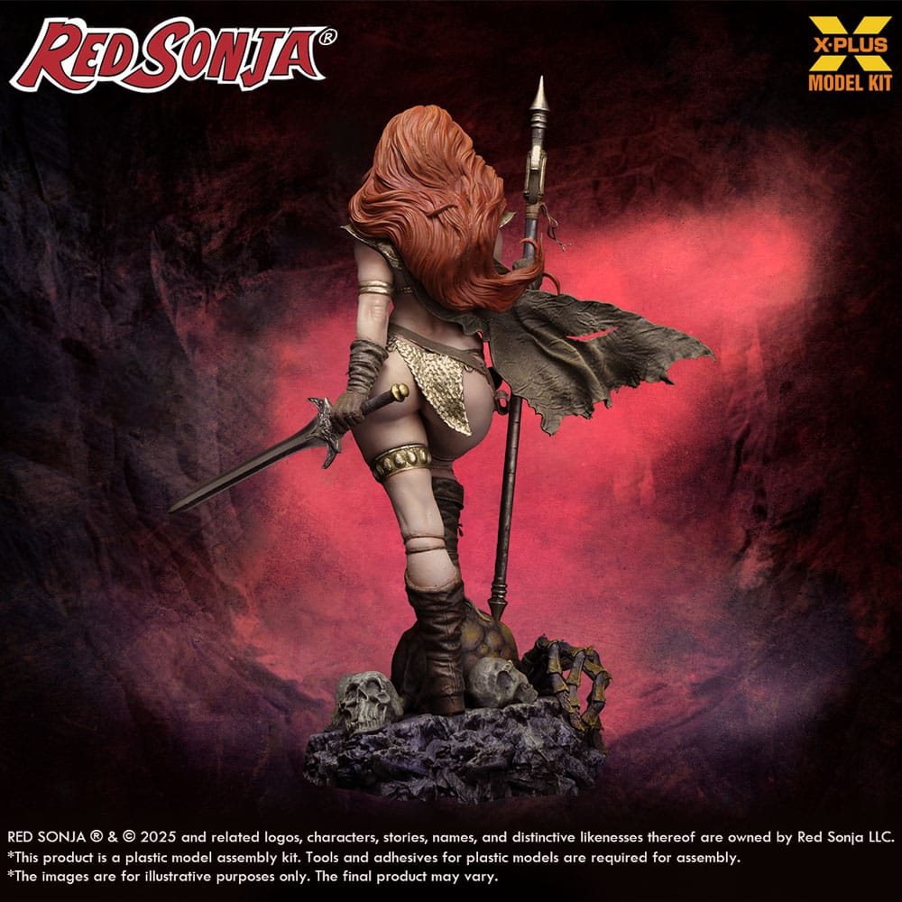 Red Sonja Plastic Model Kit 1/8 Red Sonja Neuauflage 27 cm - Smalltinytoystore