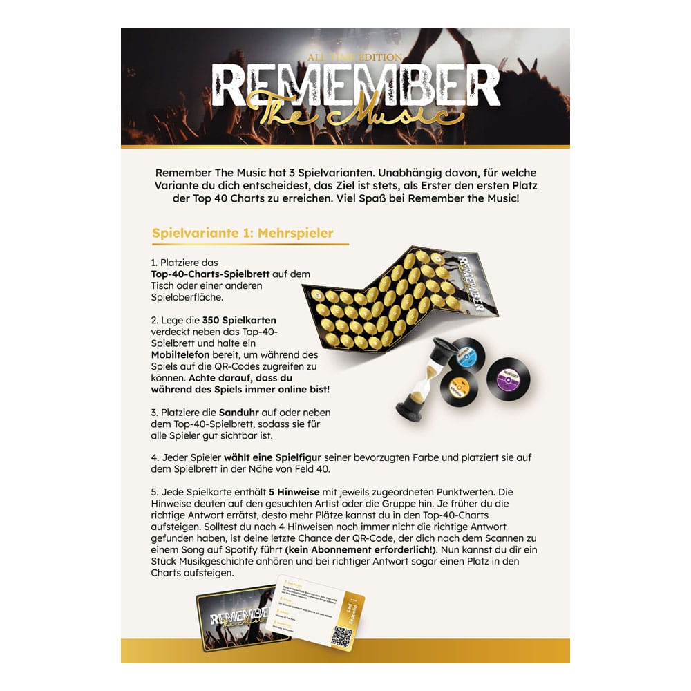 Remember The Music Brettspiel *Deutsche Version* - Smalltinytoystore