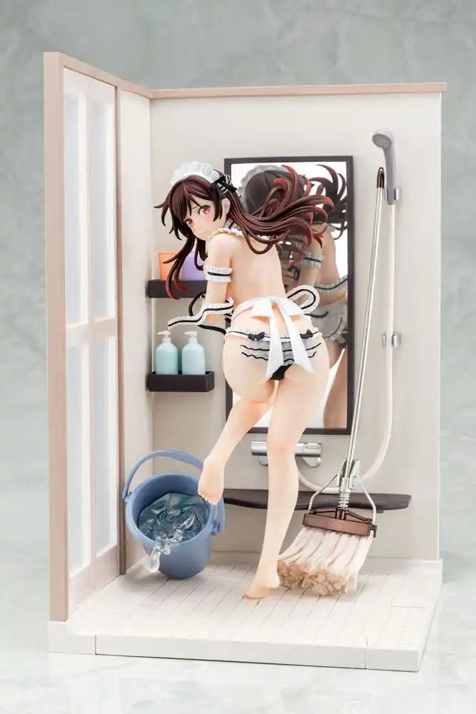 Rent-A-Girlfriend PVC Statue 1/6 Chizuru Mizuhara Maid Bikini de cleanup 24 cm - Smalltinytoystore
