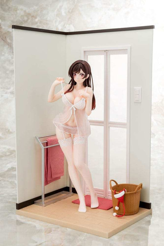 Rent-A-Girlfriend PVC Statue 1/6 Chizuru Mizuhara See-through lingerie figure angel white Ver. 23 cm - Smalltinytoystore