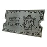 Resident Evil 4 Replik 1/1 Metal Exclusive Upgrade Ticket - Smalltinytoystore