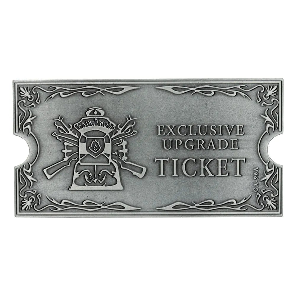 Resident Evil 4 Replik 1/1 Metal Exclusive Upgrade Ticket - Smalltinytoystore