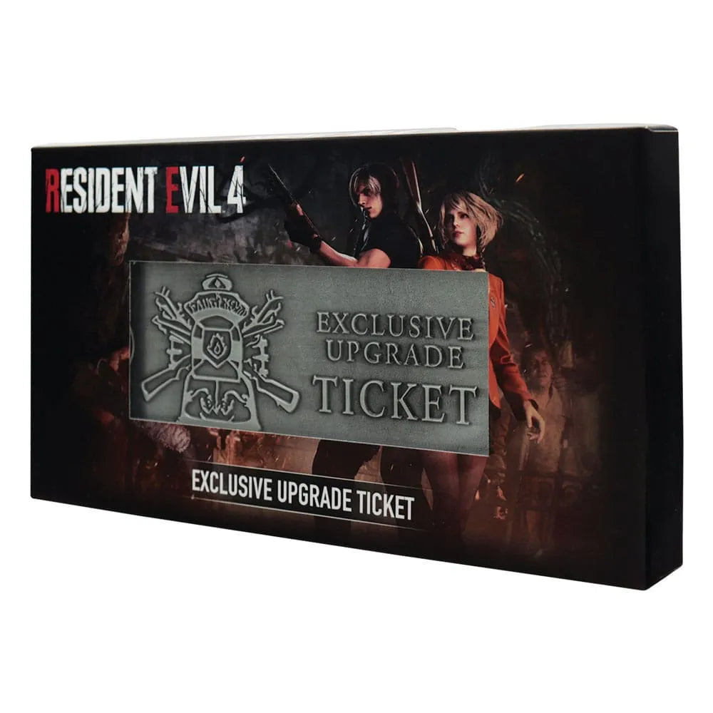 Resident Evil 4 Replik 1/1 Metal Exclusive Upgrade Ticket - Smalltinytoystore