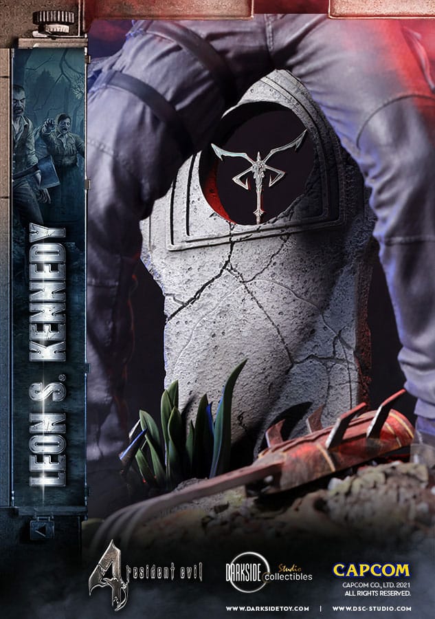 Resident Evil Premium Statue Leon Kennedy 50 cm - Smalltinytoystore