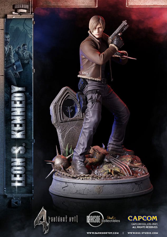 Resident Evil Premium Statue Leon Kennedy 50 cm - Smalltinytoystore