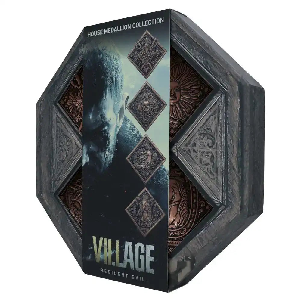 Resident Evil VIII Medaillen-Set House Crest Limited Edition - Smalltinytoystore