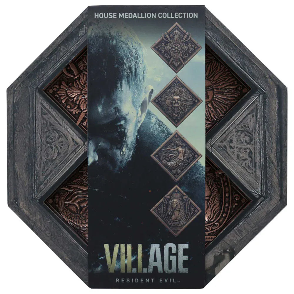 Resident Evil VIII Medaillen-Set House Crest Limited Edition - Smalltinytoystore