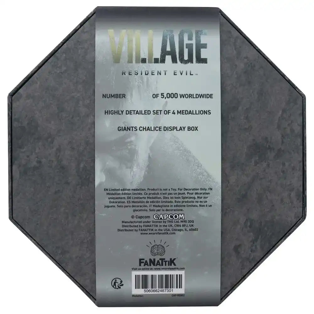 Resident Evil VIII Medaillen-Set House Crest Limited Edition - Smalltinytoystore