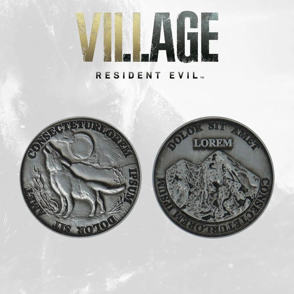 Resident Evil VIII Sammelmünze Currency Limited Edition - Smalltinytoystore