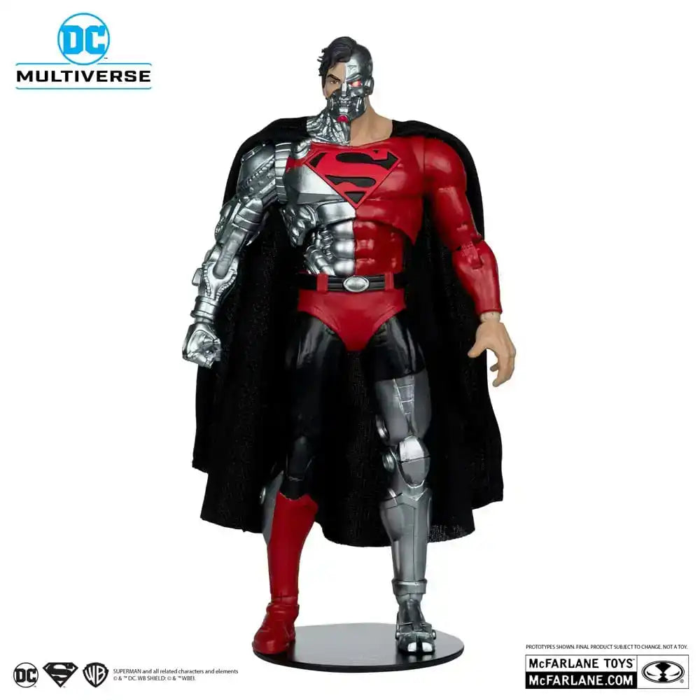 Revenge of the Green Lanterns DC Multiverse Actionfigur Cyborg Superman (Gold Label) 18 cm - Smalltinytoystore