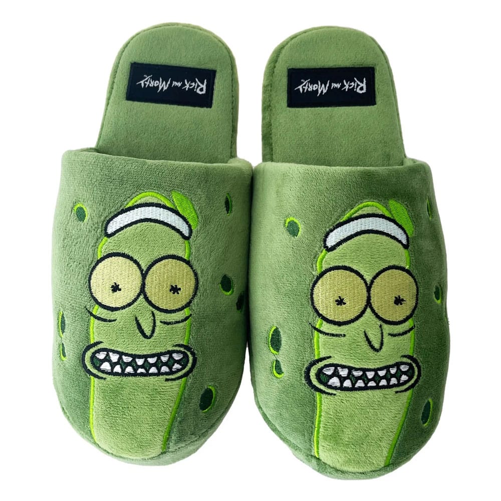 Rick & Morty Hausschuhe Pickle Rick EU 42-44 - Smalltinytoystore