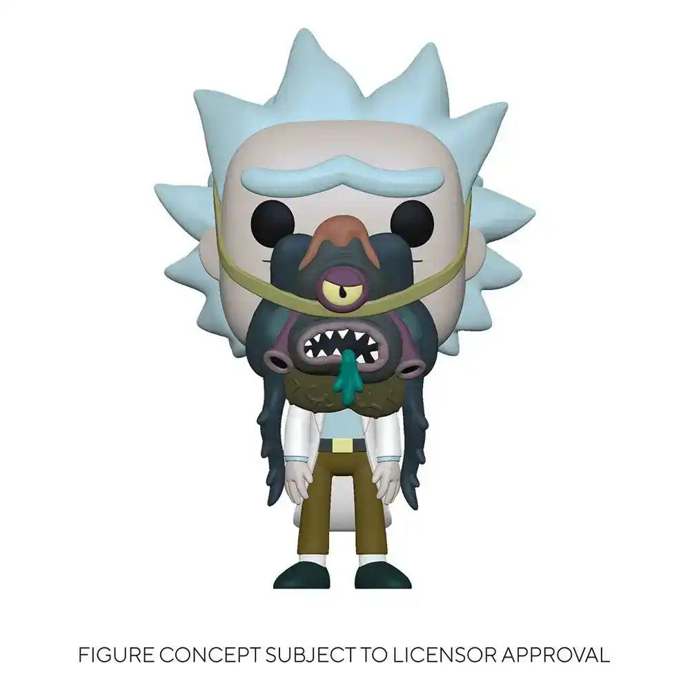 Rick & Morty POP! Animation Vinyl Figur Rick w/ Glorzo 9 cm - Smalltinytoystore