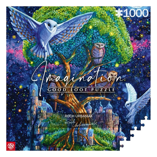 Roch Urbaniak Imagination Puzzle Owl Island / Wyspa Sów (1000 Teile) - Smalltinytoystore
