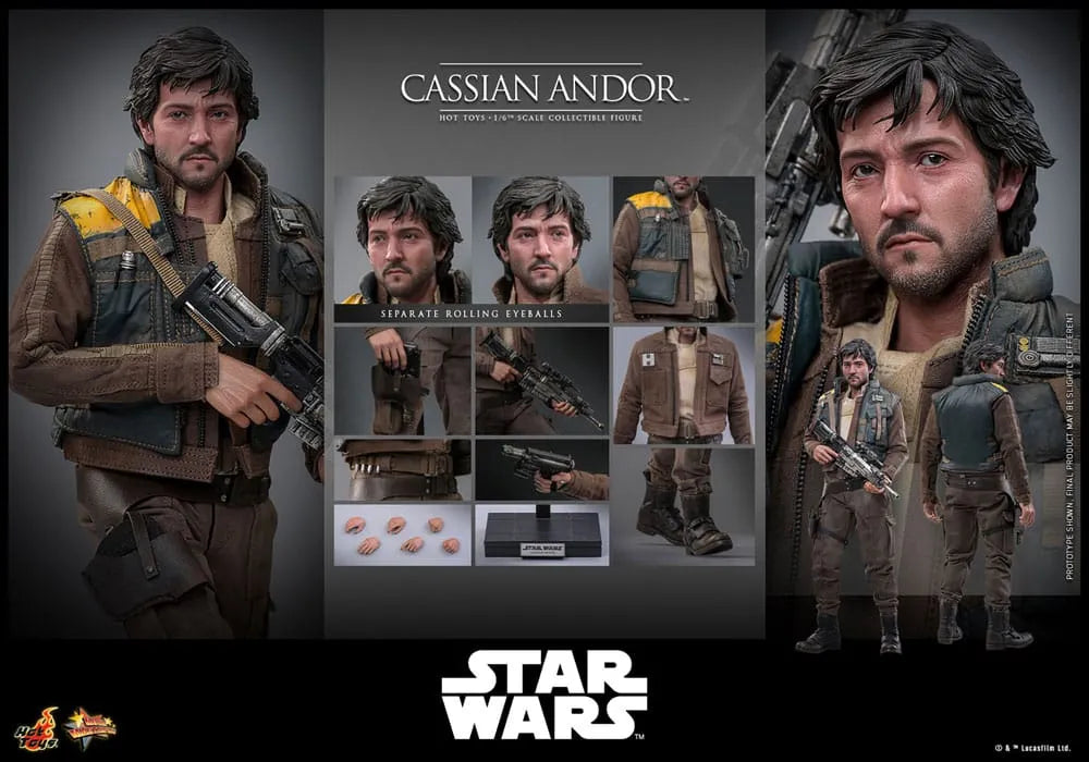 Rogue One: A Star Wars Story Actionfigur 1/6 Cassian Andor 30 cm - Smalltinytoystore