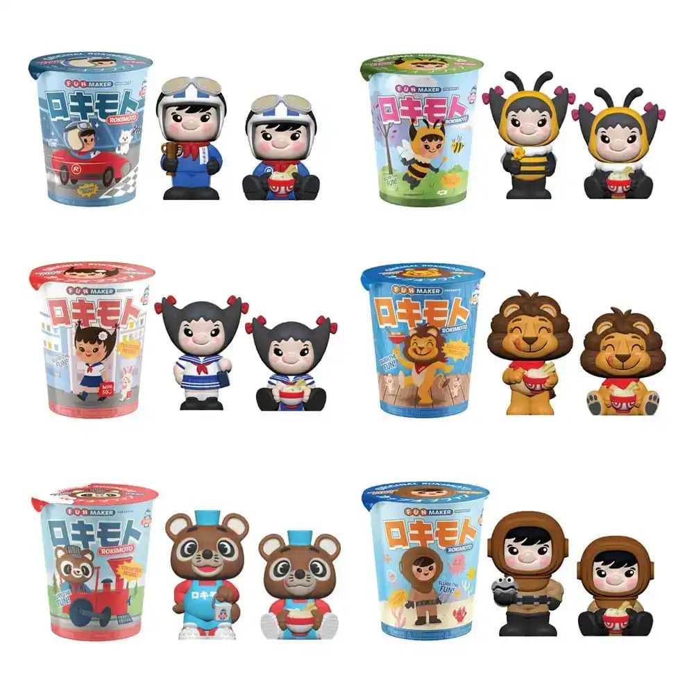 Rokimoto Blind Box Figuren 10 cm Wave 2 Display (12) - Smalltinytoystore