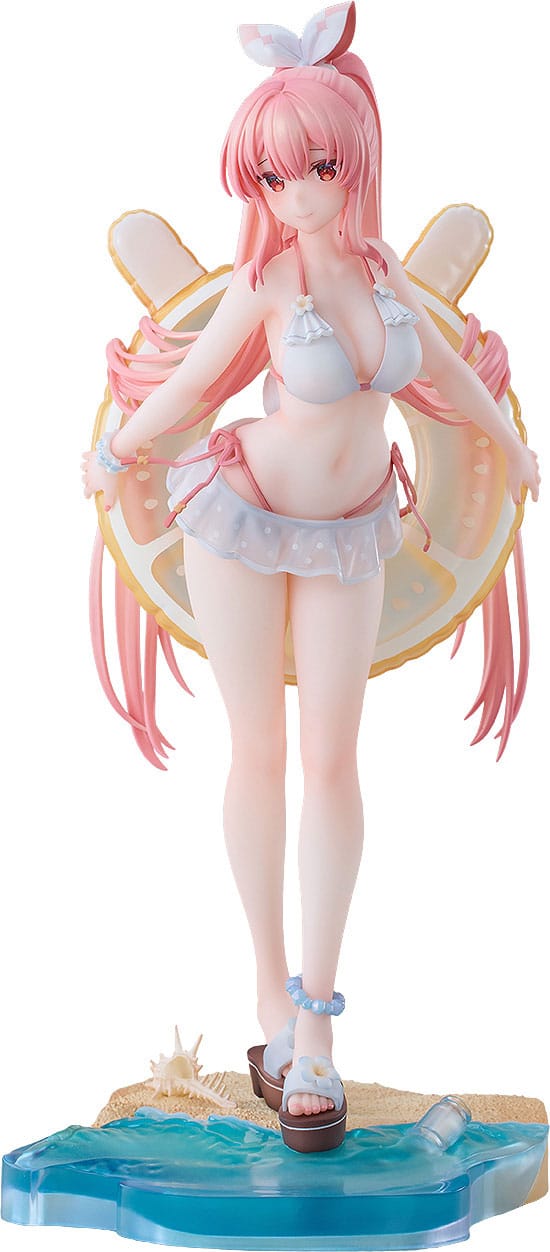 Rosuuri Original Character PVC Statue 1/7 White Rabbit Rosu: Swimsuit Ver. 25 cm - Smalltinytoystore