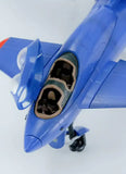 Royal Space Force: The Wings of Honnêamis Plastic Model Kit 1/72 Honneamise Oukoku Air Force Fighter Schira-DOW 3rd (Two-seater) 21 cm