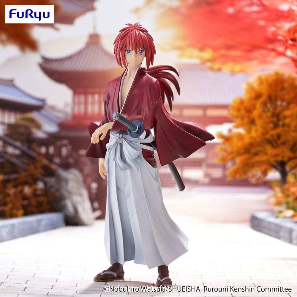 Rurouni Kenshin: Meiji Kenkaku Romantan Trio-Try-iT PVC Statue Kenshin Himura 19 cm - Smalltinytoystore