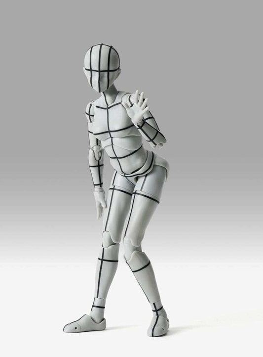 S.H.Figuarts Actionfigur Body-Chan Sports Edition Wire Frame (Gray Color Ver.) 15 cm - Smalltinytoystore