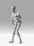 S.H.Figuarts Actionfigur Body-Chan Sports Edition Wire Frame (Gray Color Ver.) 15 cm - Smalltinytoystore