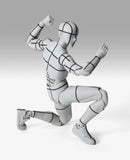 S.H.Figuarts Actionfigur Body-Kun Sports Edition Wire Frame (Gray Color Ver.) 15 cm - Smalltinytoystore