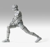 S.H.Figuarts Actionfigur Body-Kun Sports Edition Wire Frame (Gray Color Ver.) 15 cm - Smalltinytoystore