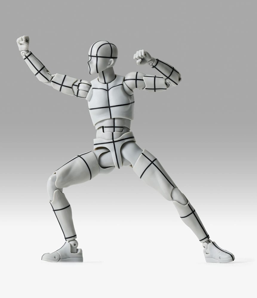 S.H.Figuarts Actionfigur Body-Kun Sports Edition Wire Frame (Gray Color Ver.) 15 cm - Smalltinytoystore