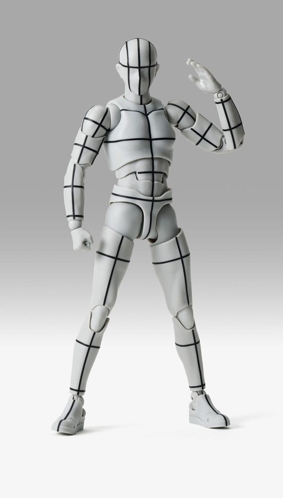 S.H.Figuarts Actionfigur Body-Kun Sports Edition Wire Frame (Gray Color Ver.) 15 cm - Smalltinytoystore