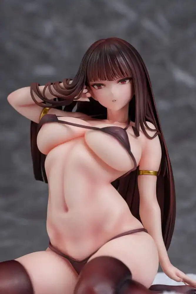 Saburo Original Illustration PVC Statue 1/6 Black Bikini-san 16 cm - Smalltinytoystore