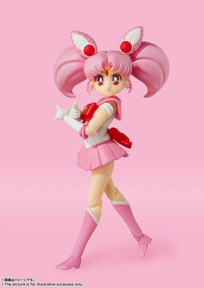 Sailor Moon S.H. Figuarts Actionfigur Sailor Chibi Moon Animation Color Edition 10 cm - Smalltinytoystore