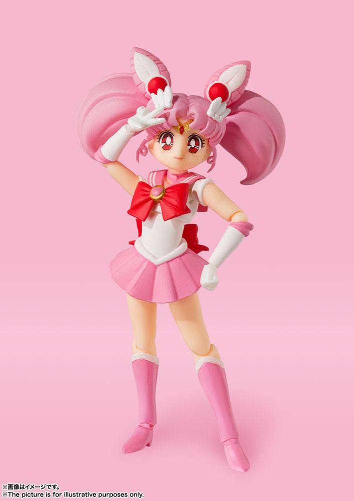 Sailor Moon S.H. Figuarts Actionfigur Sailor Chibi Moon Animation Color Edition 10 cm - Smalltinytoystore