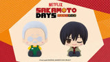Sakamoto Days Pote Raba Rubber Mascot PVC Mini-Figuren Sakamoto Taro & Nagumo 8 cm