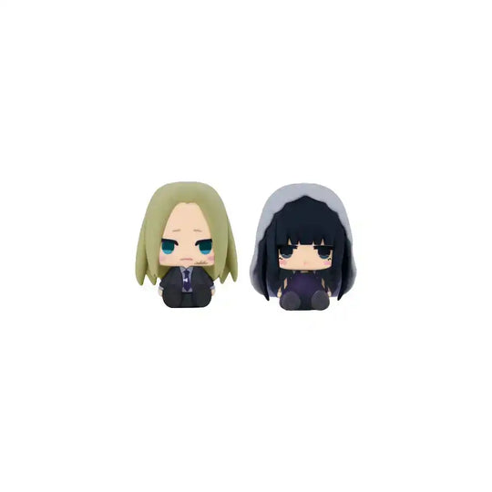 Sakamoto Days Pote Raba Rubber Mascot PVC Mini-Figuren Shishiba & Osaragi 8 cm