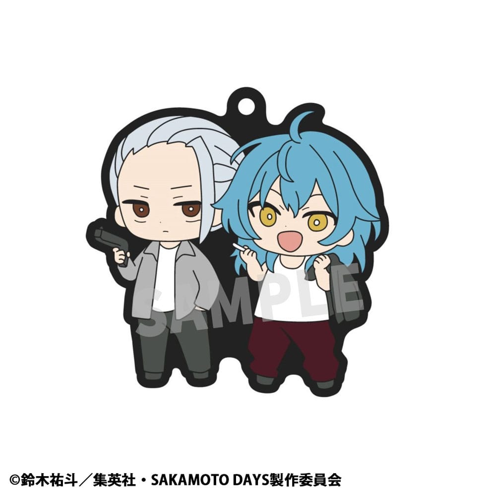 Sakamoto Days Rubber Mascot Buddycolle Gummi-Anhänger Vol. 2 7 cm Sortiment (6) - Smalltinytoystore