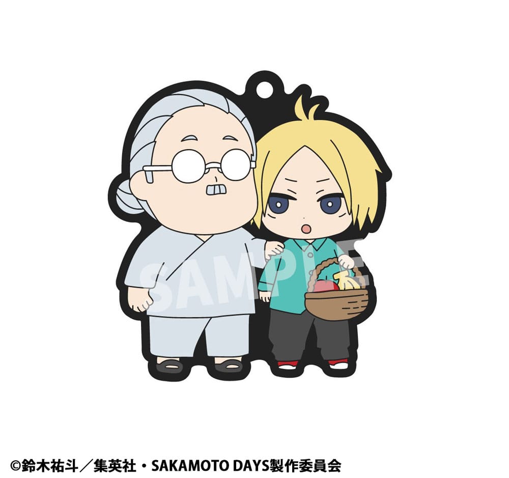 Sakamoto Days Rubber Mascot Buddycolle Gummi-Anhänger Vol. 2 7 cm Sortiment (6) - Smalltinytoystore