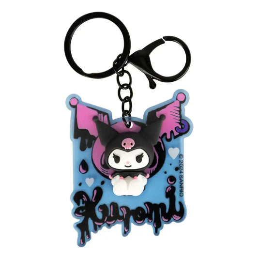 Sanrio 3D Acryl Schlüsselanhänger Kuromi - Smalltinytoystore