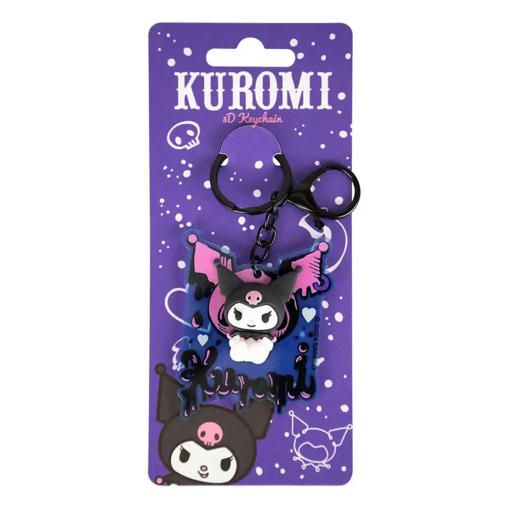 Sanrio 3D Acryl Schlüsselanhänger Kuromi - Smalltinytoystore