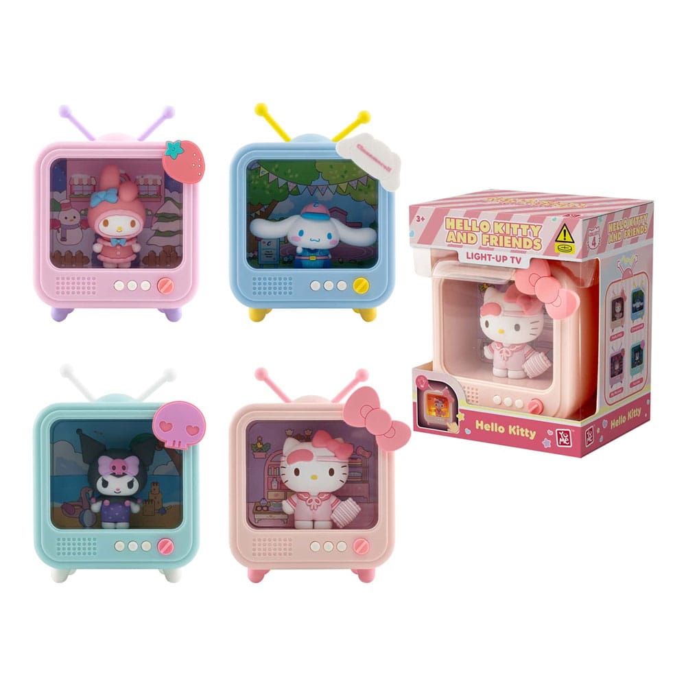 Sanrio Bedside Light TV Series Minifiguren Hello Kitty and Friends 8 cm Display (8) - Smalltinytoystore